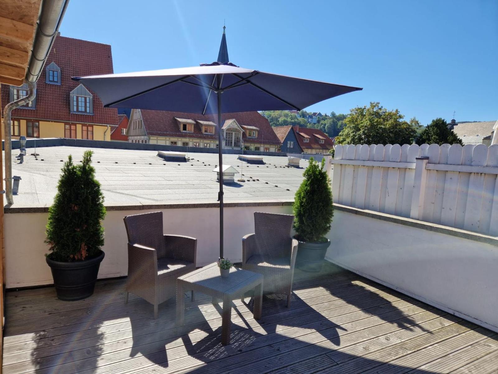 Ferienwohnung Zum Marktplatz Wernigerode Exterior foto